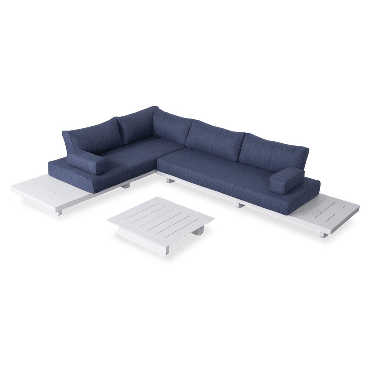 Garten Lounge Set Blau Lagune