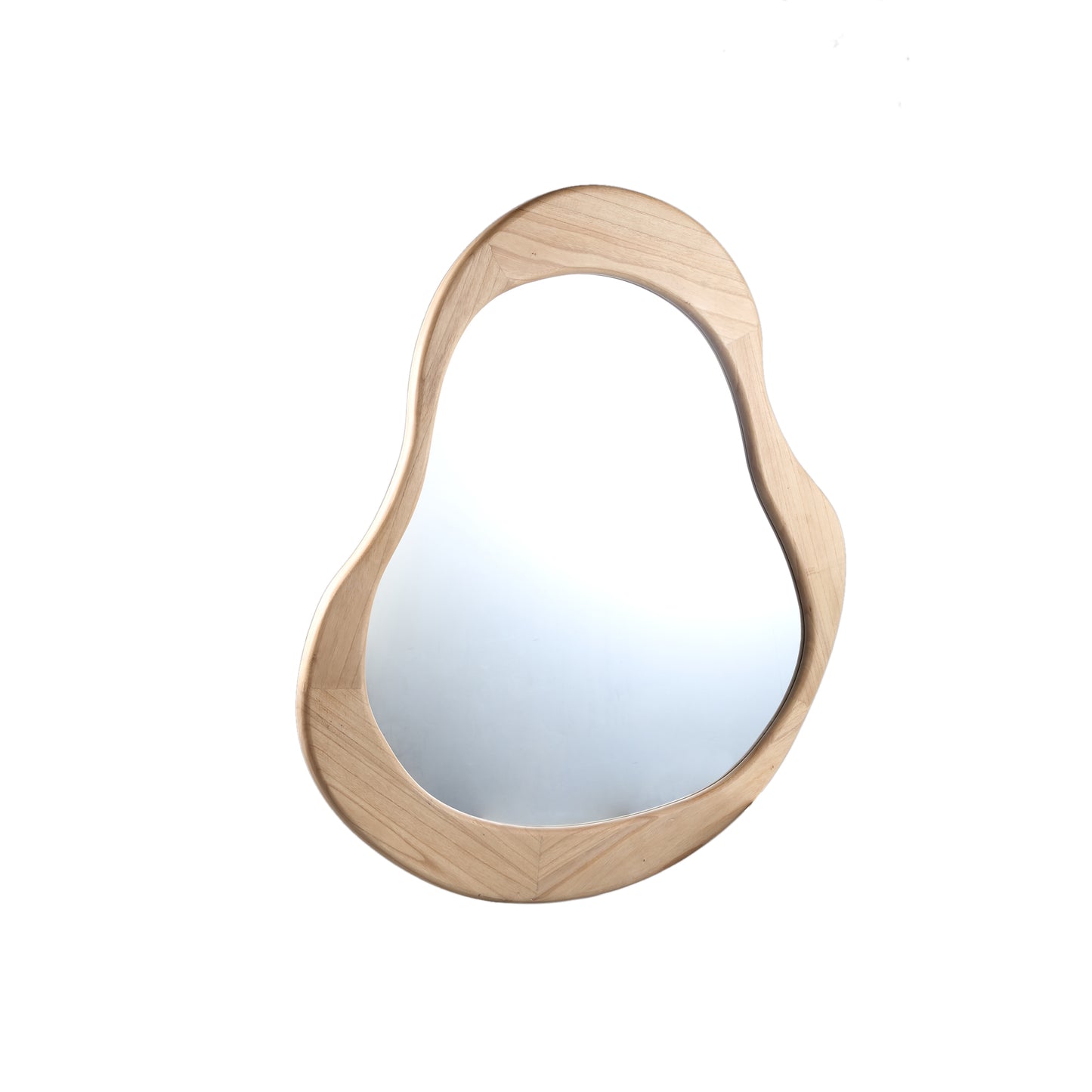 Oval Spiegel Organik Borra Natur