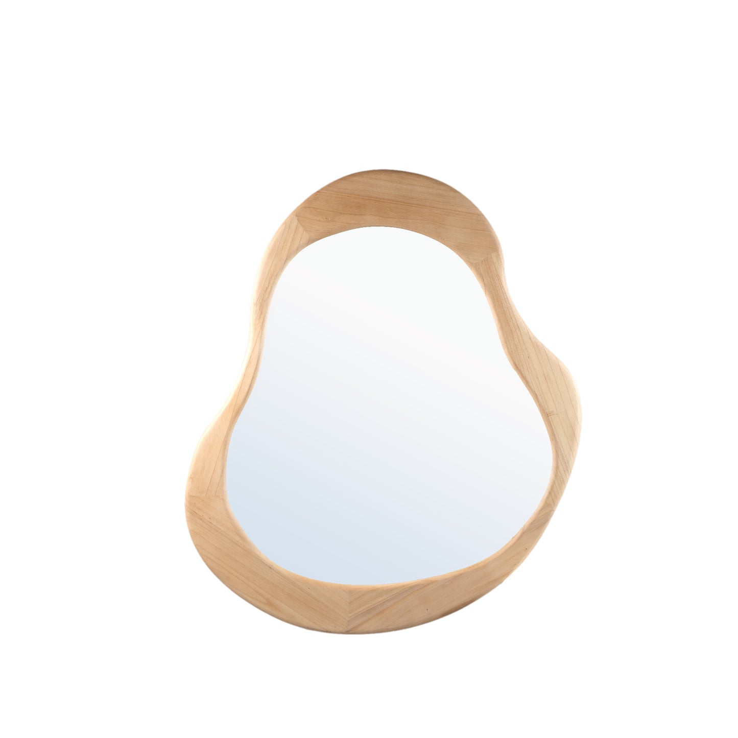 Oval Spiegel Organik Borra Natur
