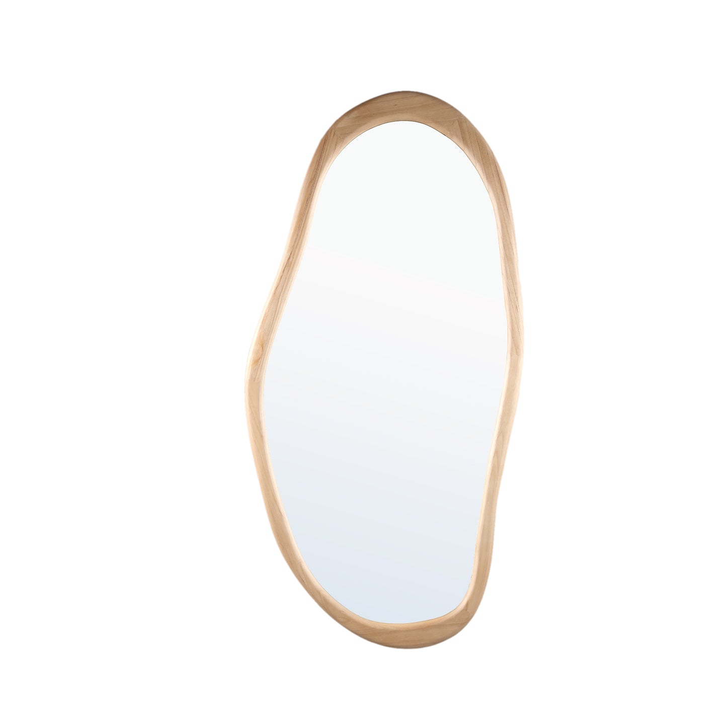 Oval Spiegel Organik Borra Natur