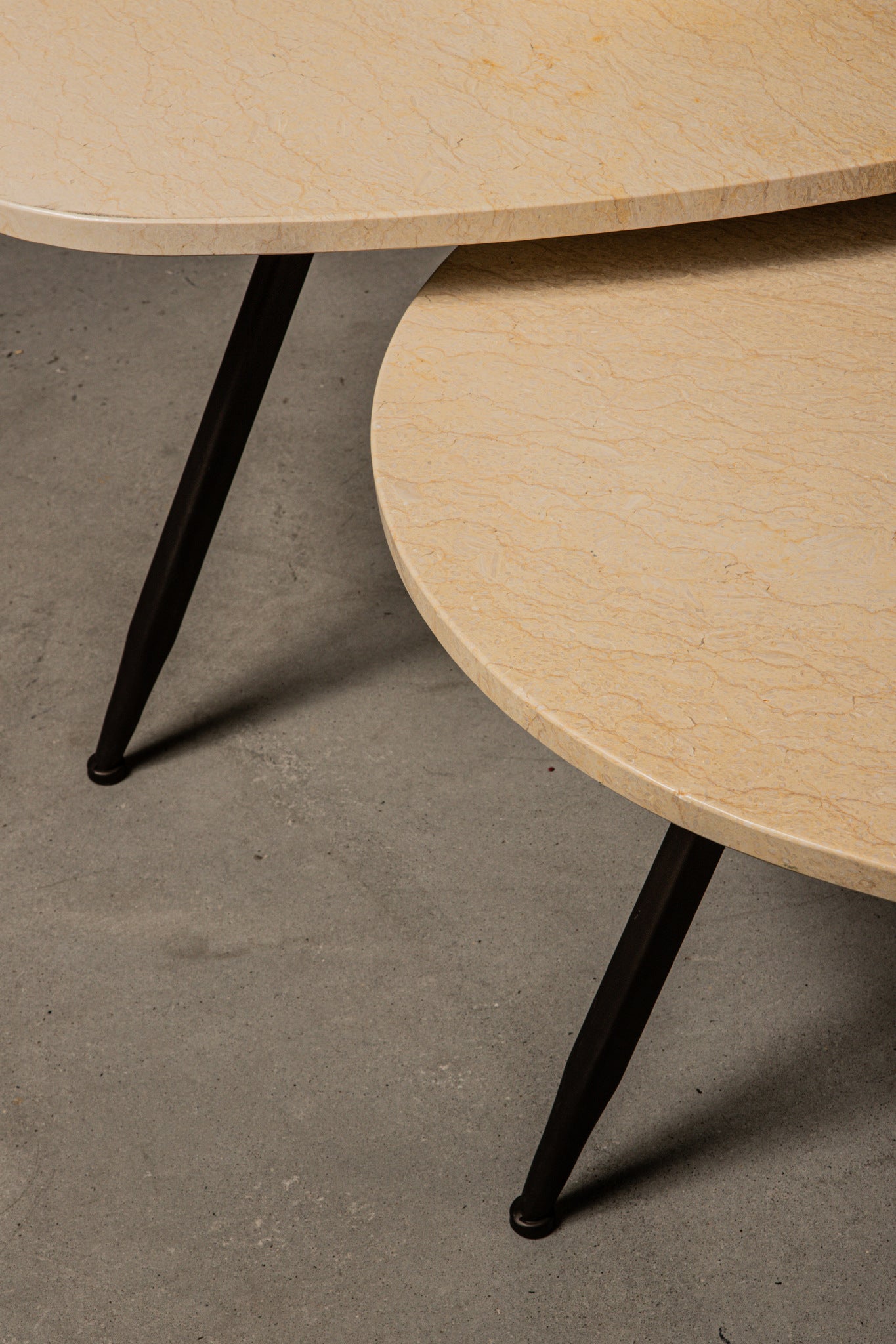 2er Set Kaffeetische Beige Vera