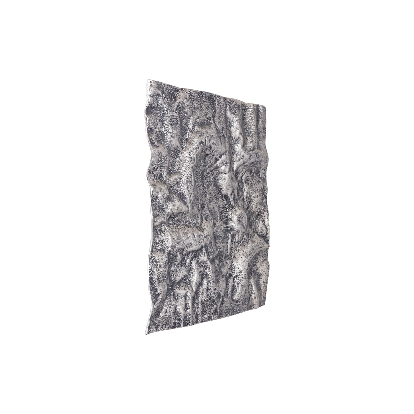 Eogan Wandpaneel Aluminium Gunmetal Rough Square