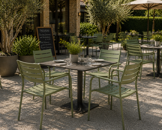 4er Set RAHEL Gartensessel in 6 Farben