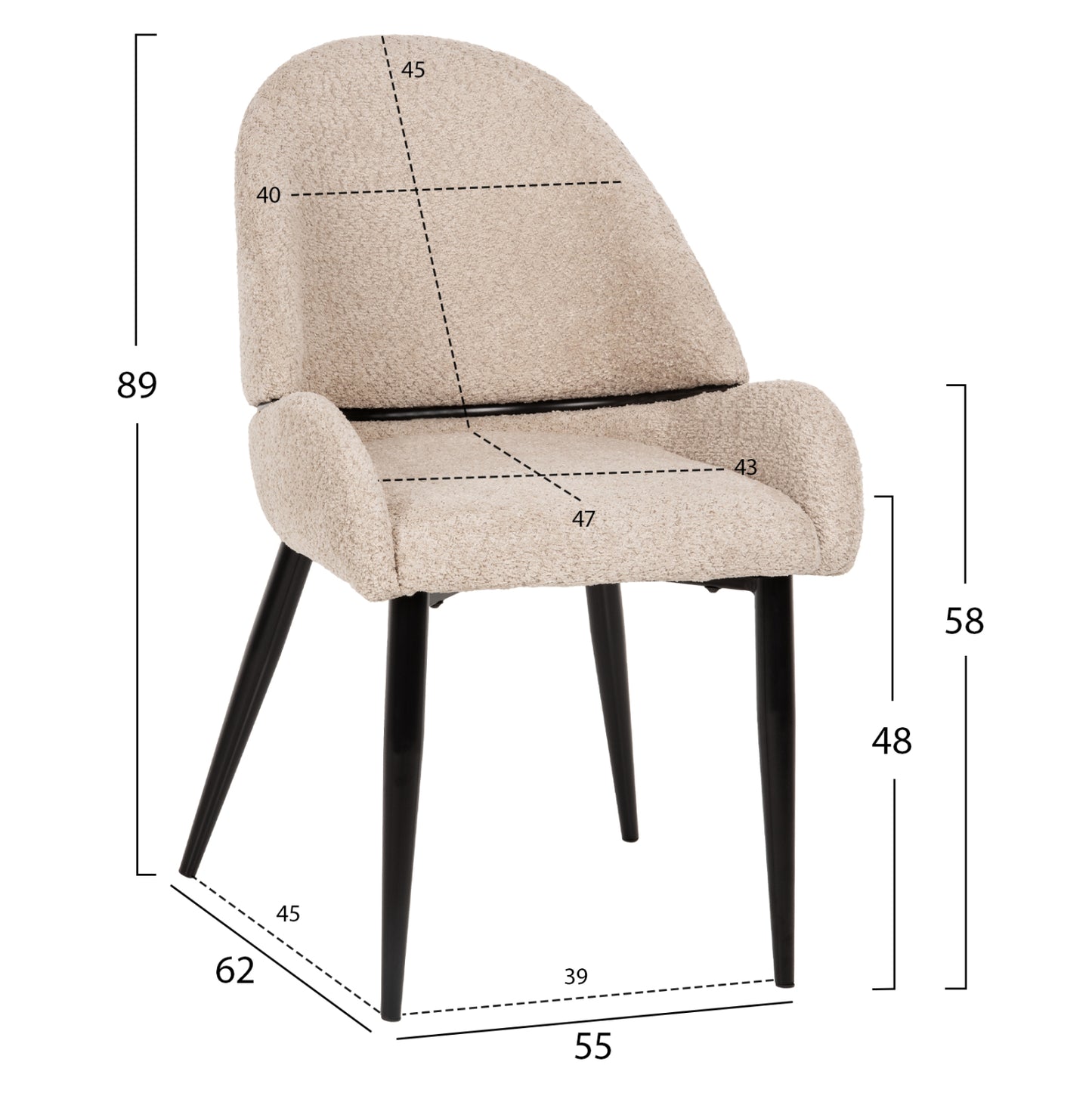 Sky chairs, 2 pieces