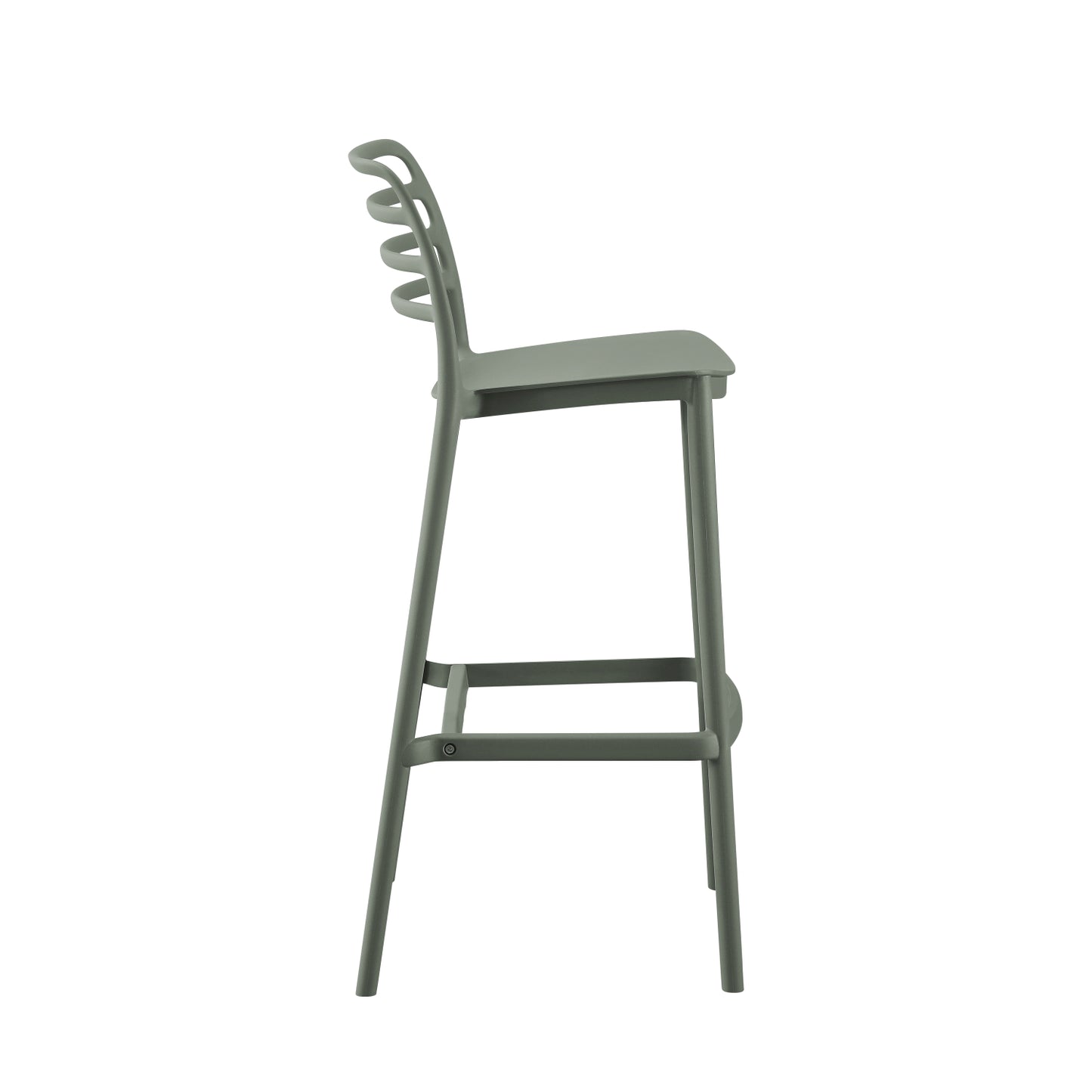 2er Set Outdoor Barhocker Snod