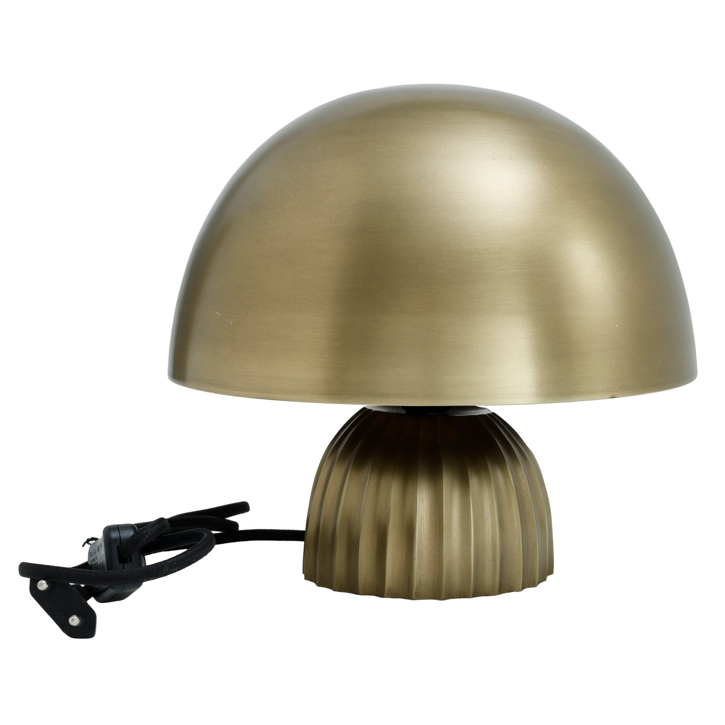 Tischlampe Seventies Gold