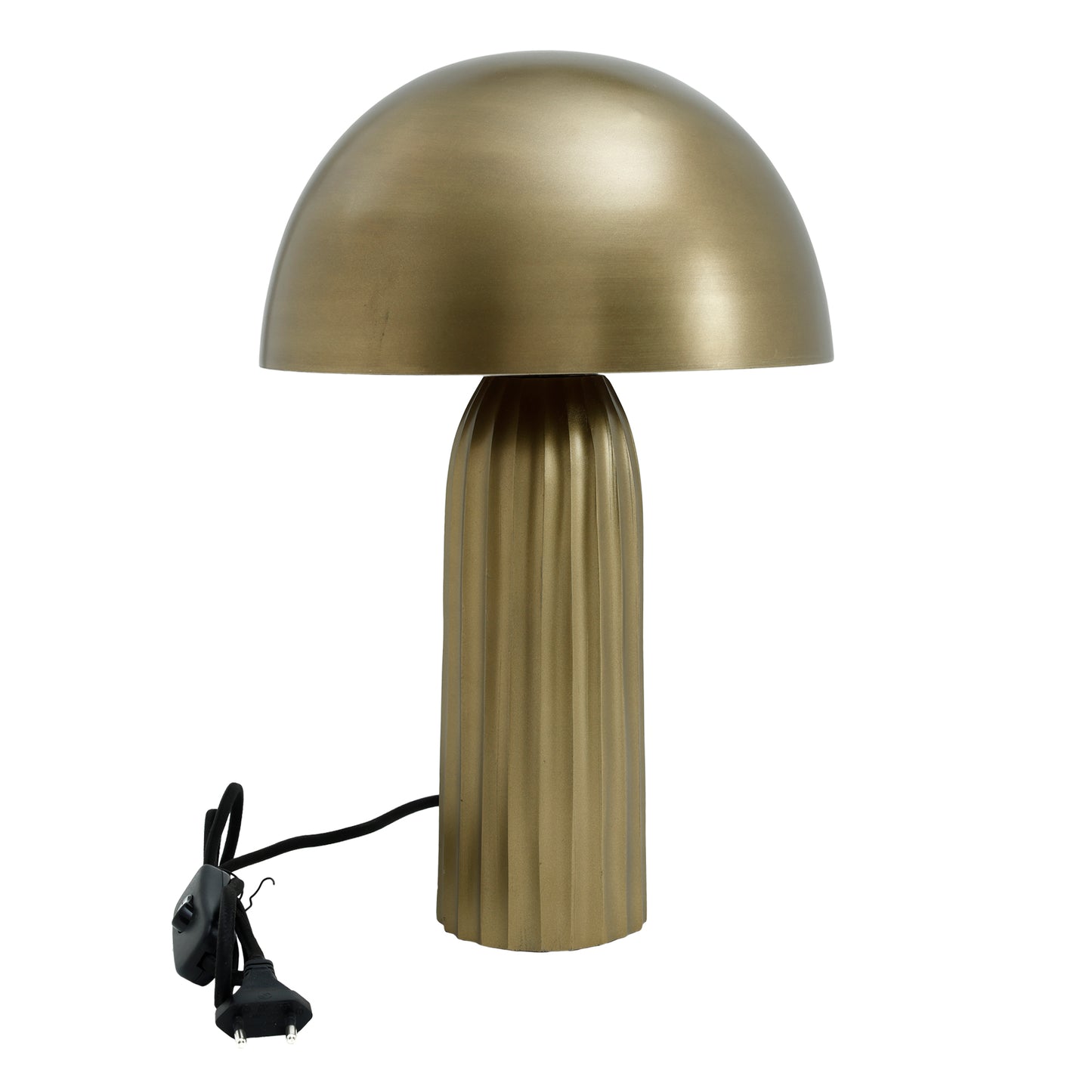 Tischlampe Seventies Gold