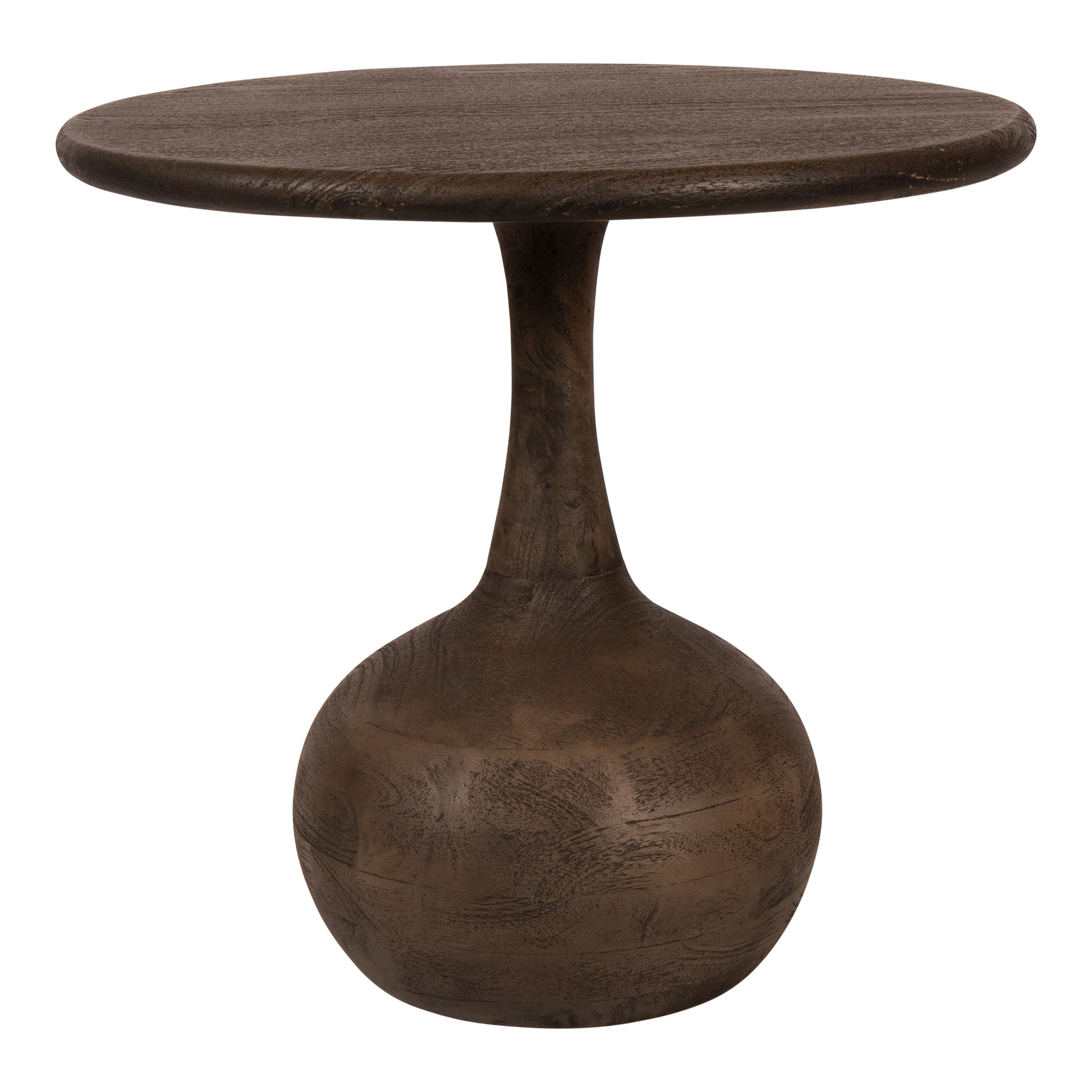 Flos Beistelltisch Rund Mangoholz Grau