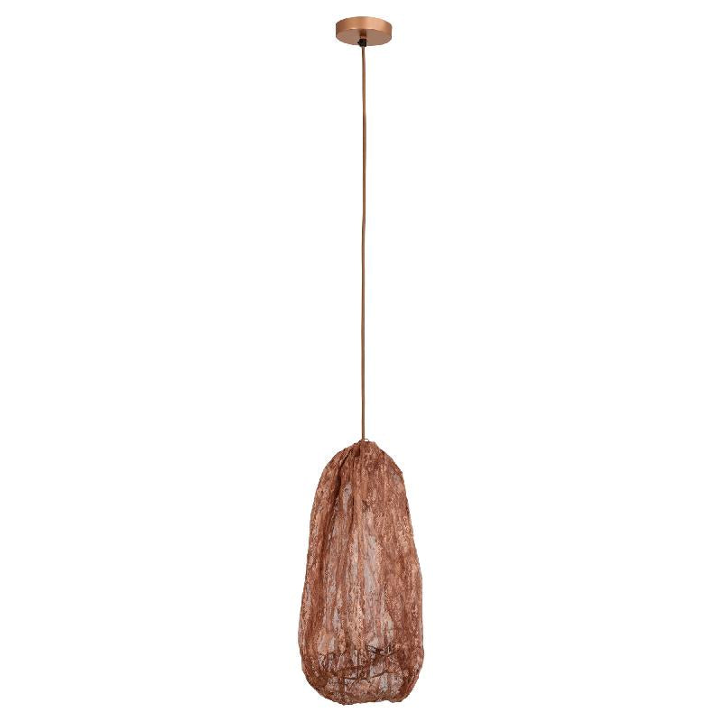 2er Set Matia Hängeleuchte in Kupfer, 30 x 30 x 48 cm je Leuchte