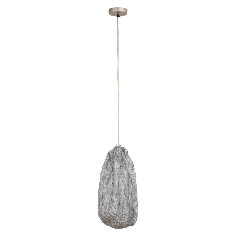 2er Set Matia Hängeleuchte in Silber, 30 x 30 x 48 cm je Leuchte