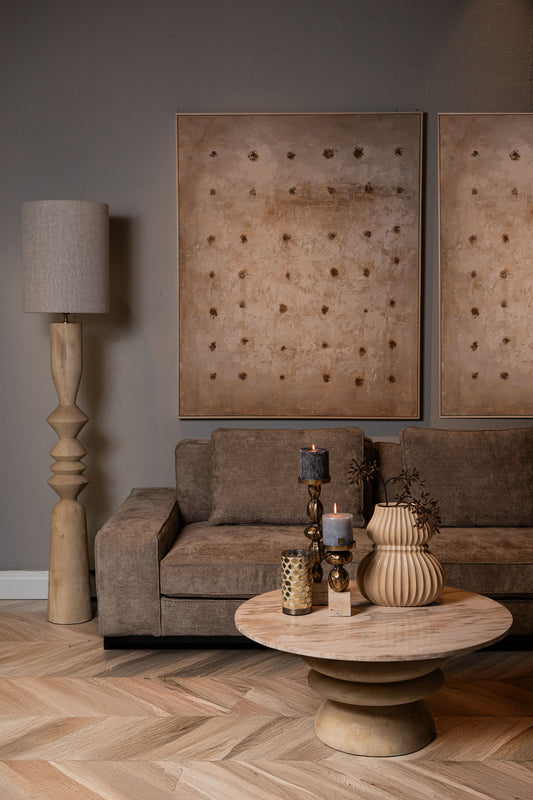 Wall Decoration Zoya Bronse Round