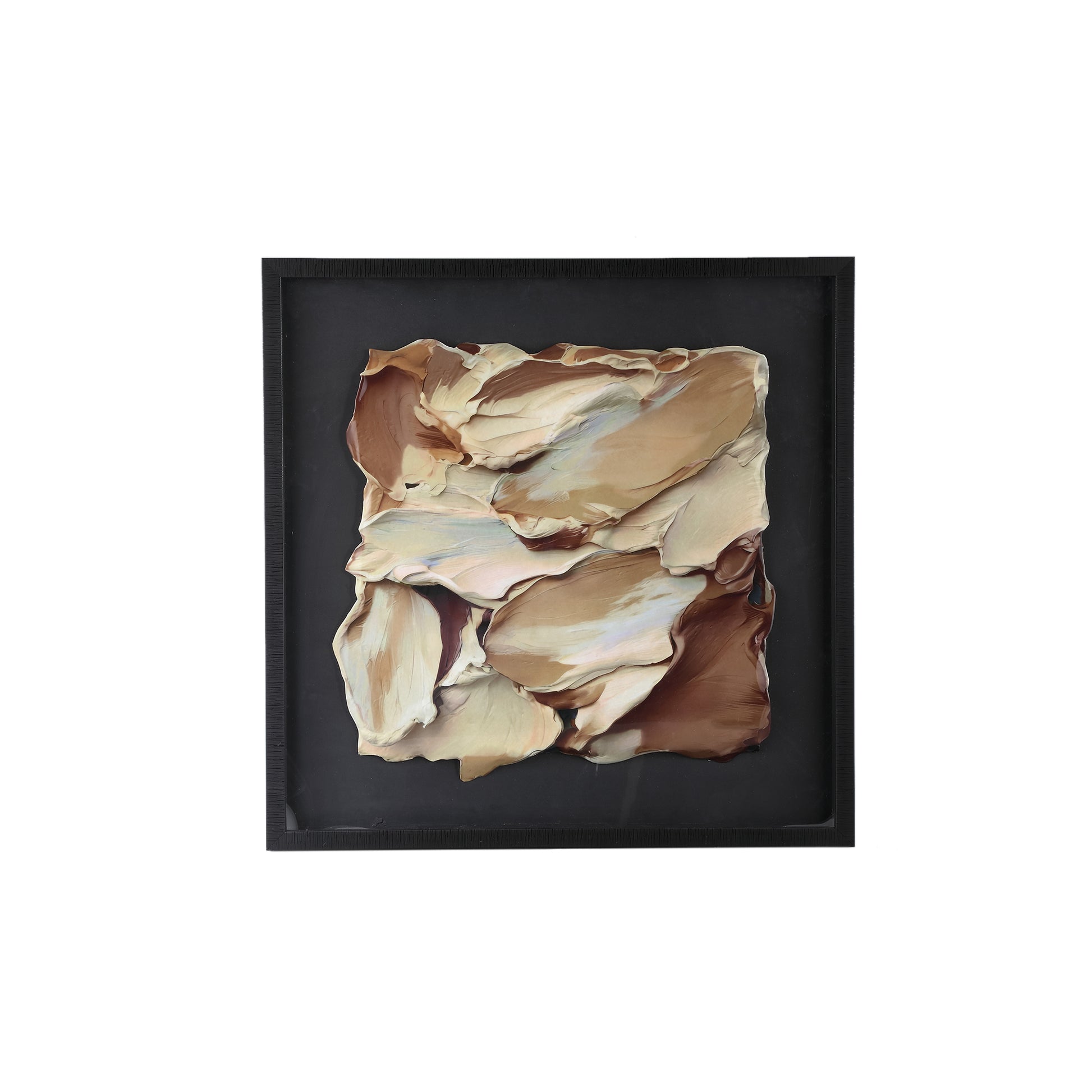 Shahzya Wandpaneel Abstrakt Braun MDF Plexi