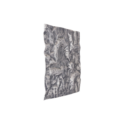 Eogan Wandpaneel Aluminium Gunmetal Rough Square