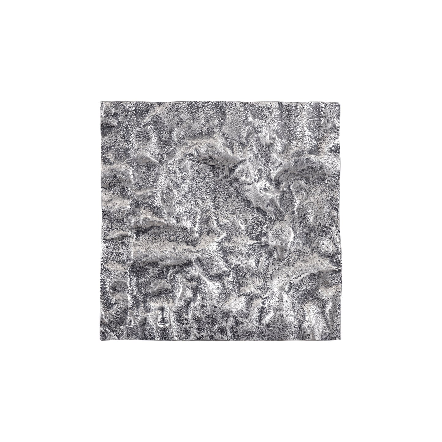 Eogan Wandpaneel Aluminium Gunmetal Rough Square