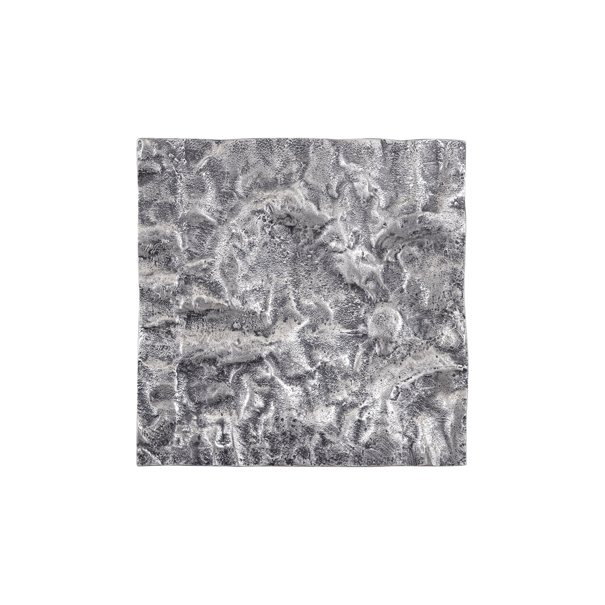 Eogan Wandpaneel Aluminium Gunmetal Rough Square