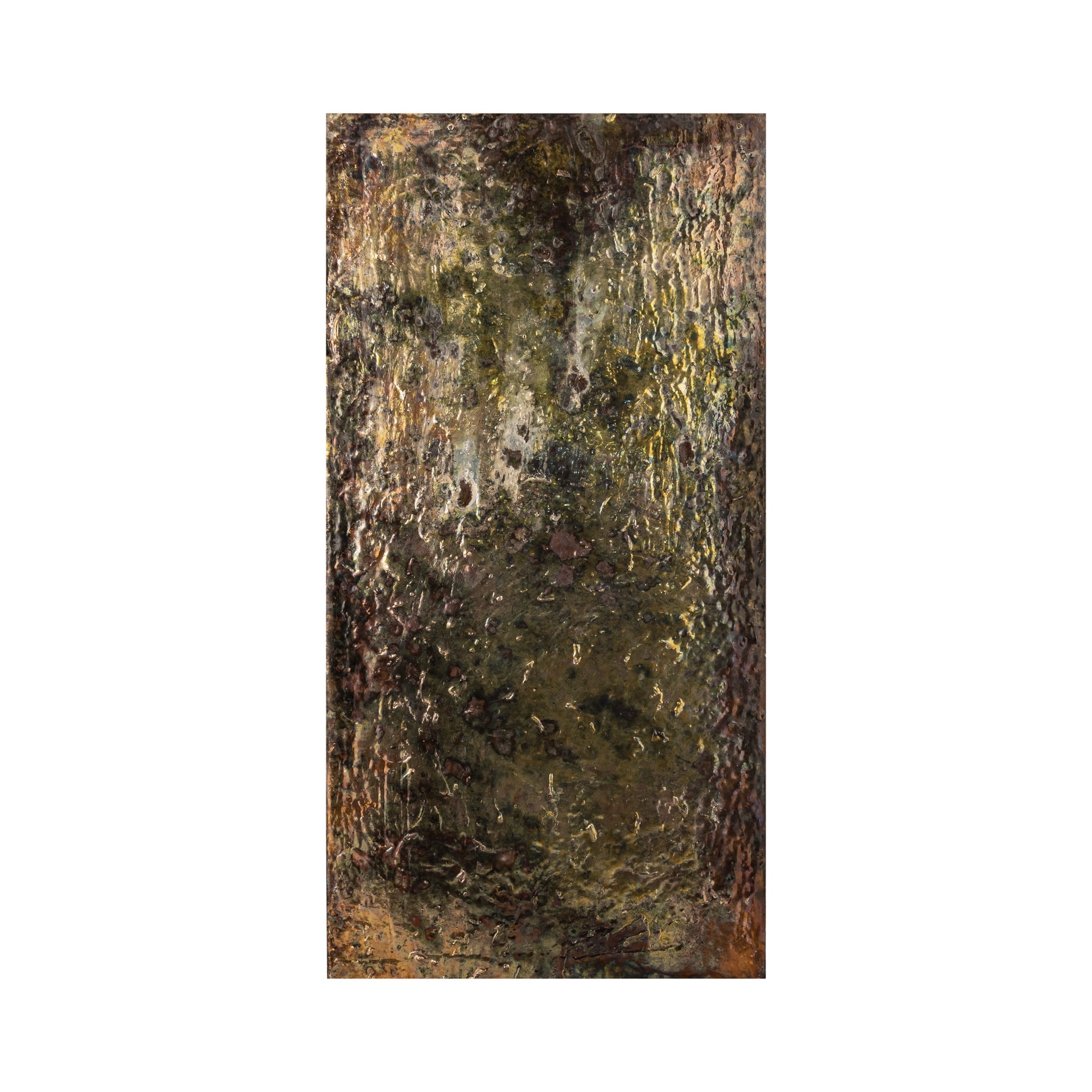 Sukhmia Wandpaneel Oil Green Glänzend Rechteck S