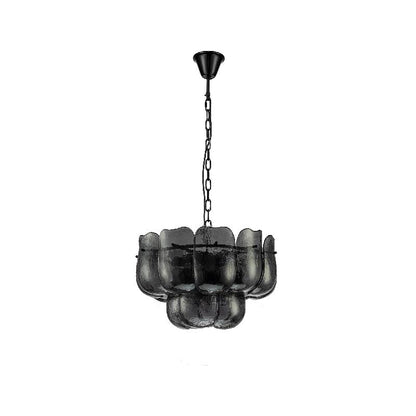 Via Hängeleuchte Größe S in Gunmetal Anthrazitton, 52 × 52 × 32 cm