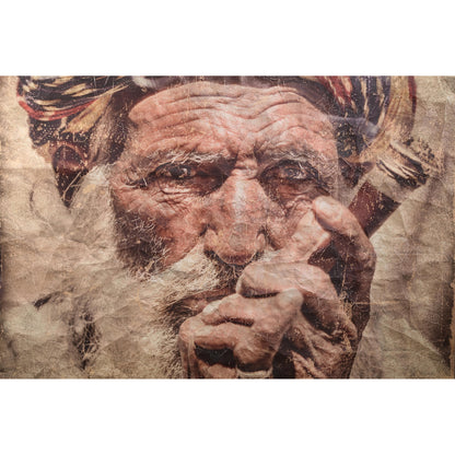 Alexy Wandbild Mann mit Turban Beige