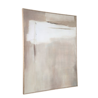 Olger Leinwandbild Gerahmt Beige A