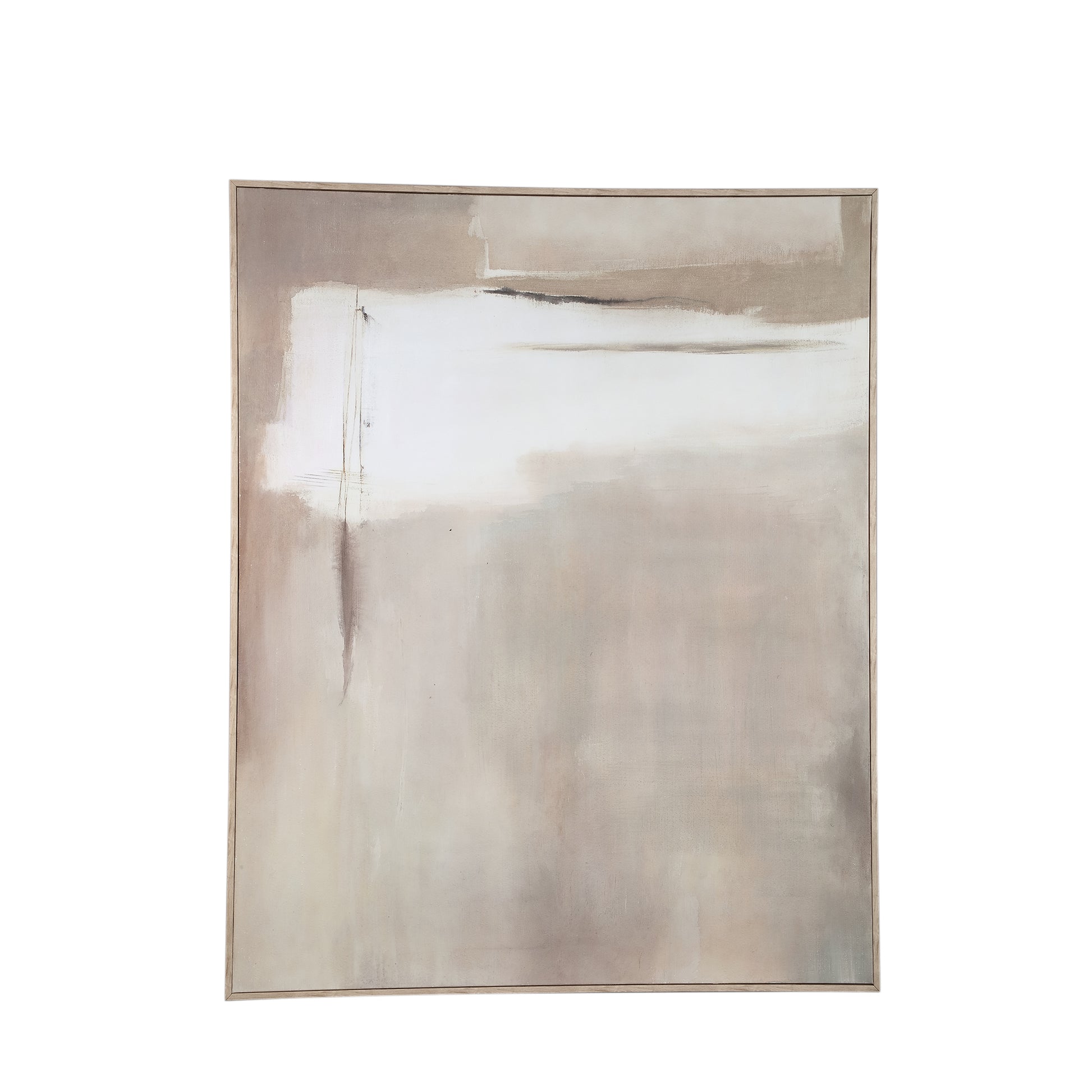 Olger Leinwandbild Gerahmt Beige A