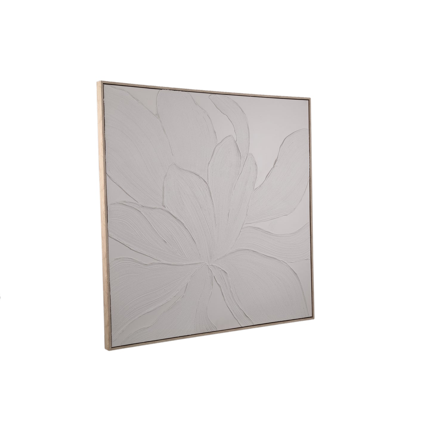 Florise Leinwandbild Gerahmt Creme B