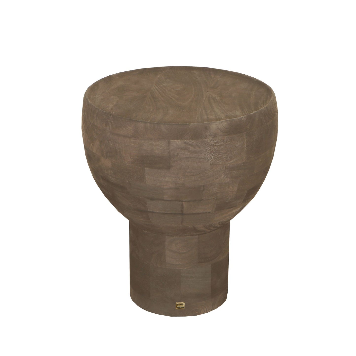 Erno Beistelltisch Mangoholz Braun Rund