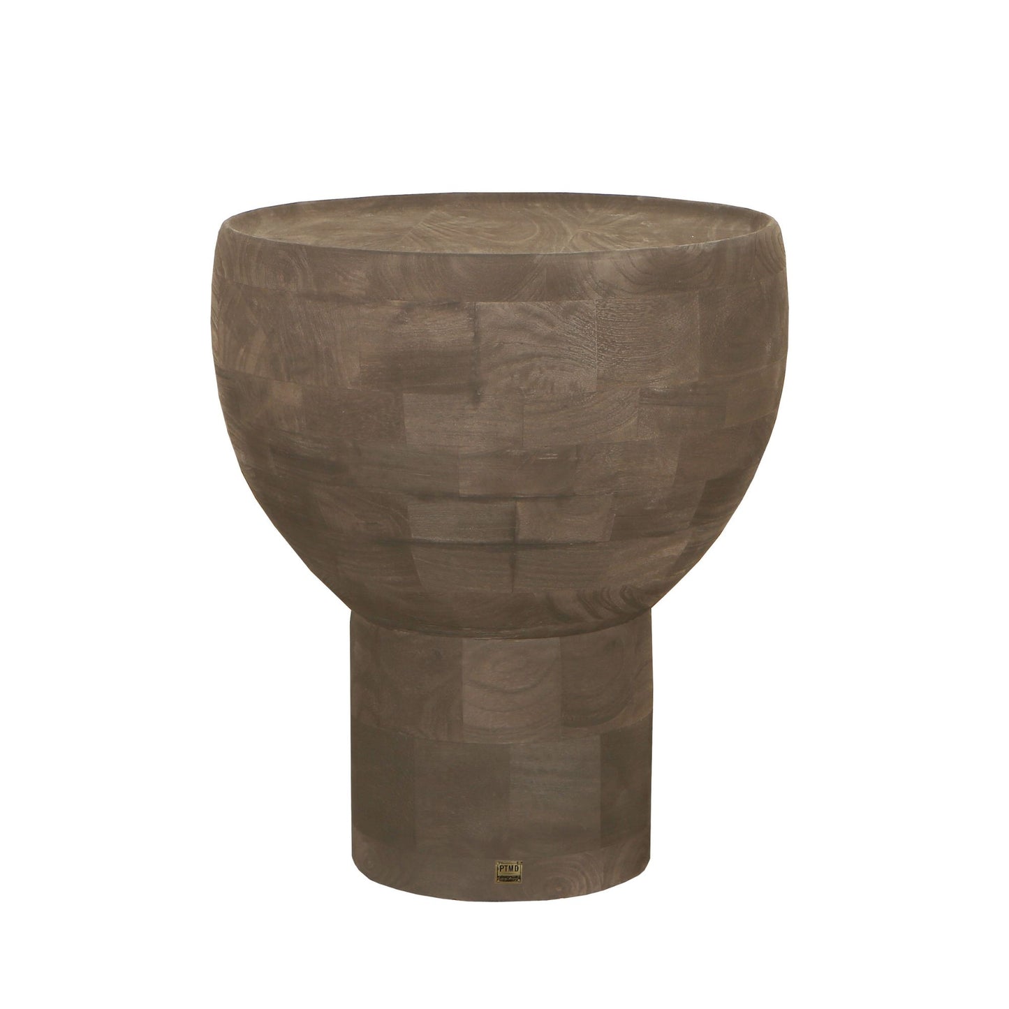 Erno Beistelltisch Mangoholz Braun Rund