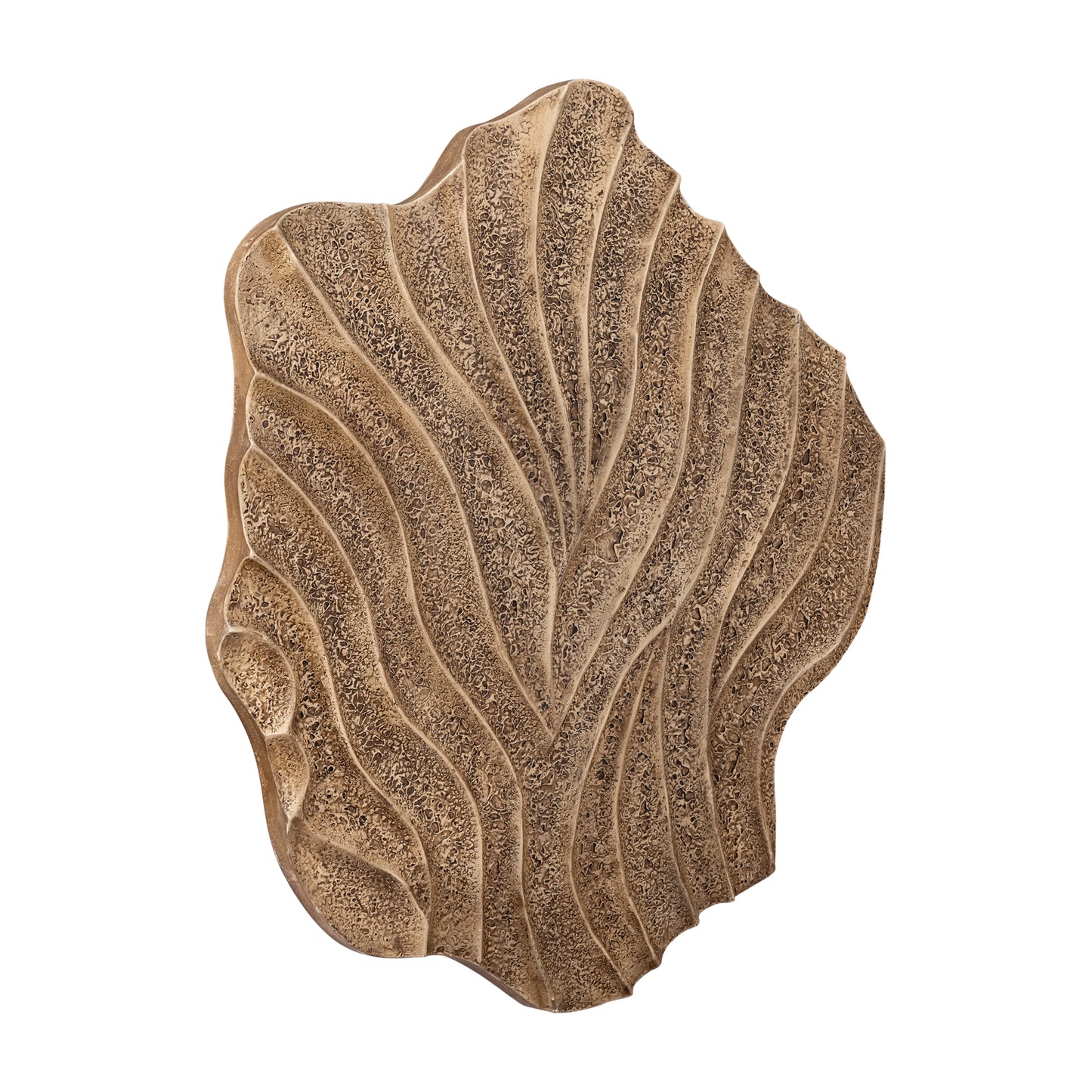 Abbie Beige MDF Wellen Wandpaneel L