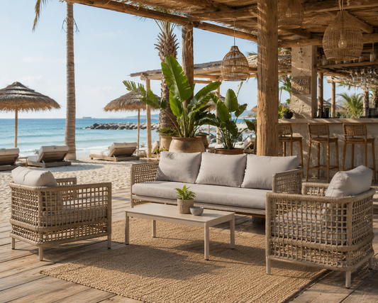 SONDRA Outdoor Lounge Set | CAPPUCCINO - BEIGE