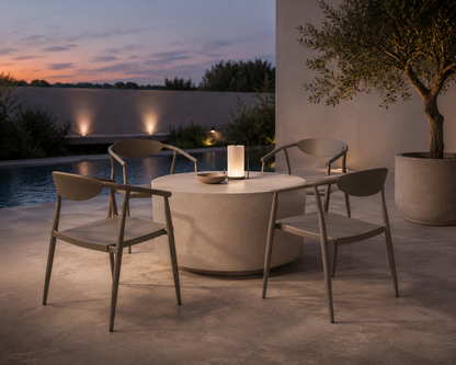 2er Set Aluminium - Sessel in 4 Farben