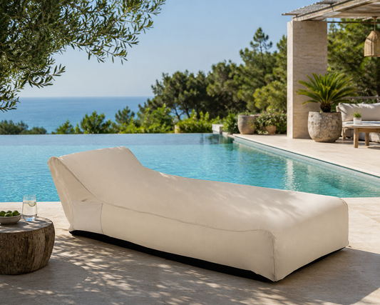 Pouf & Strandliege TANY in 2 Farben