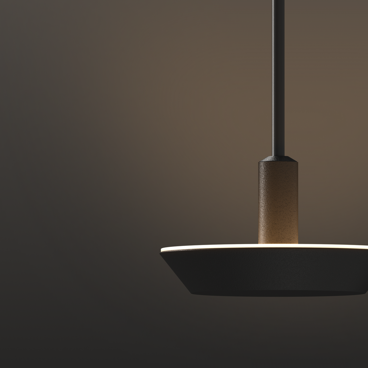ONOK Lluna Pendant in Schwarz – Detailansicht