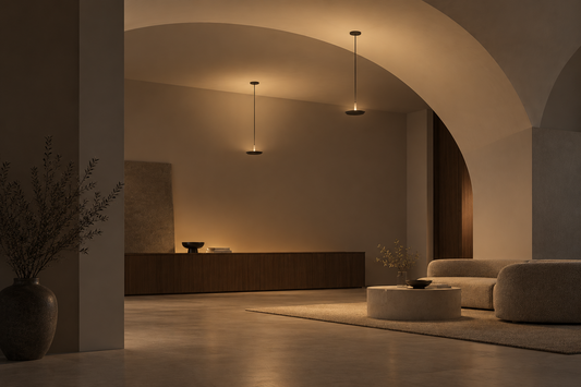 ONOK Lluna Pendant – minimalistische Wohnraumvisualisierung