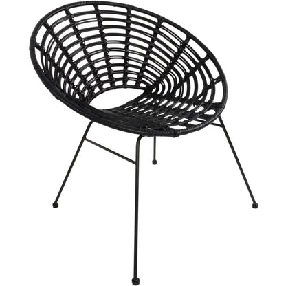 VERO Gastro Gartenstuhl Schwarz – 4er Set