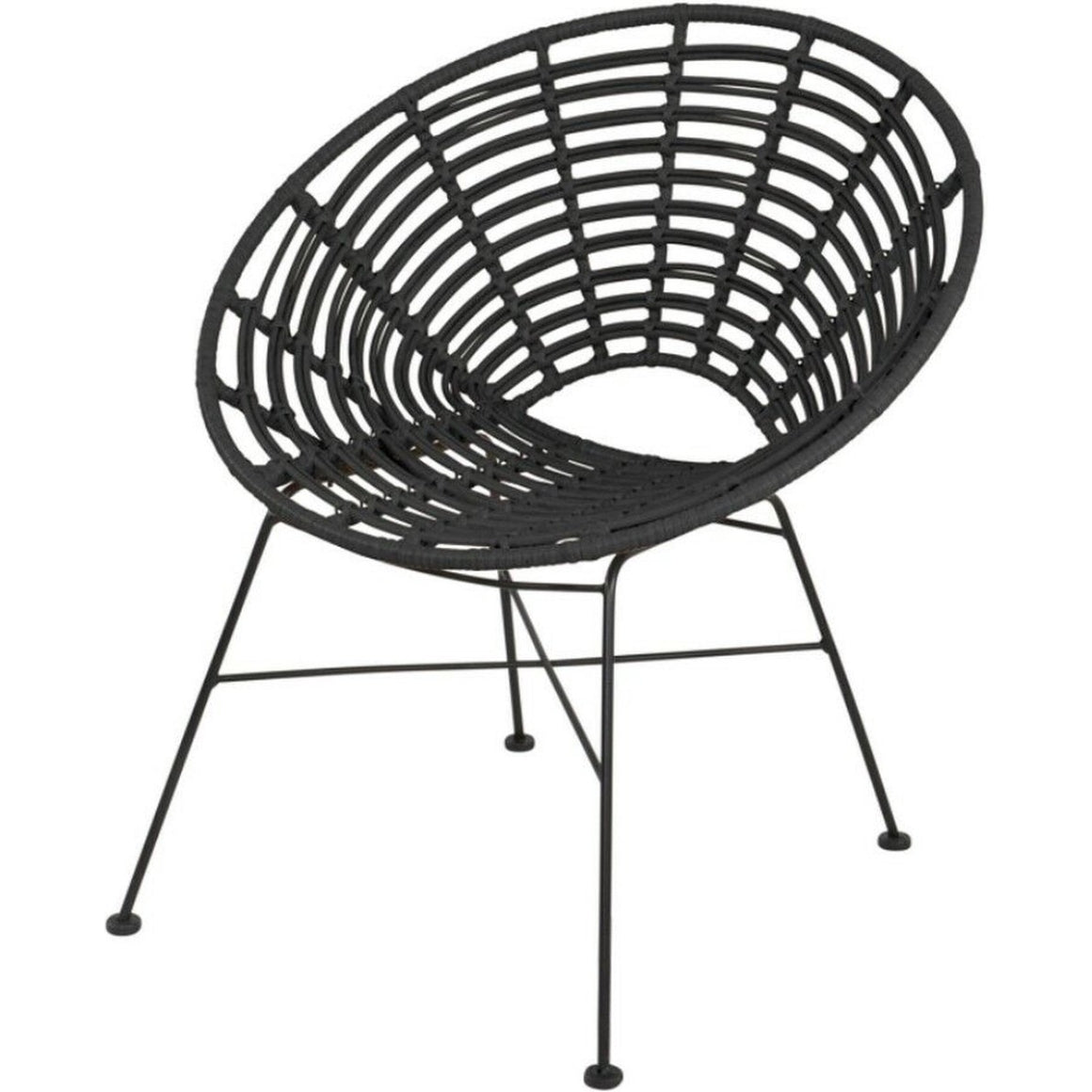 VERO Gastro Gartenstuhl Schwarz – 4er Set