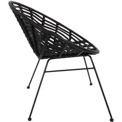 VERO Gastro Gartenstuhl Schwarz – 4er Set