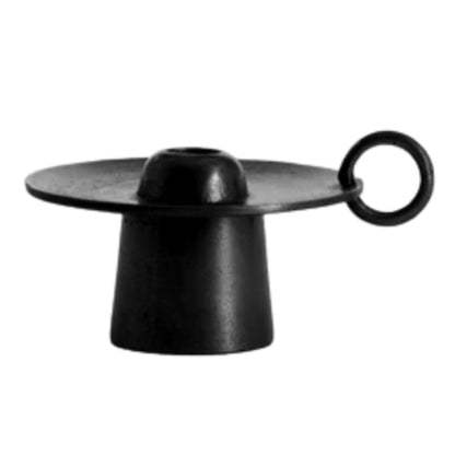 SALTILLO Metall Kerzenhalter Matt Schwarz – 36er Set